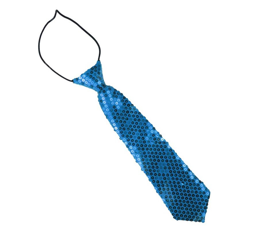 Translation missing: en.Corbata con lentejuelas infantil de 30 cm en varios colores