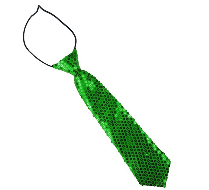 Translation missing: en.Corbata con lentejuelas infantil de 30 cm en varios colores