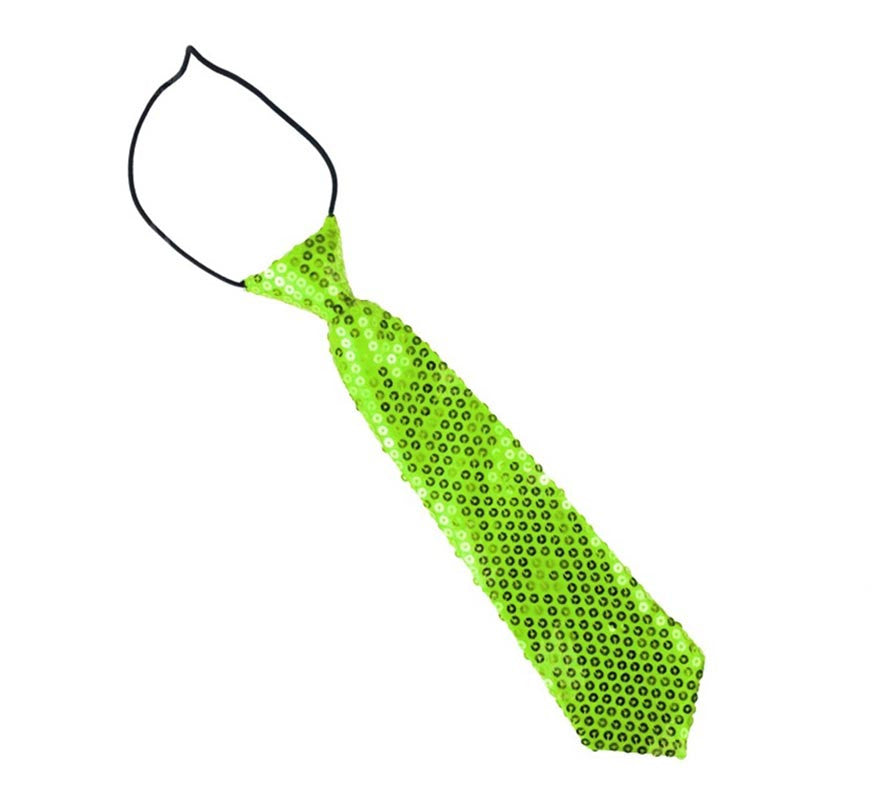 Translation missing: en.Corbata con lentejuelas infantil de 30 cm en varios colores