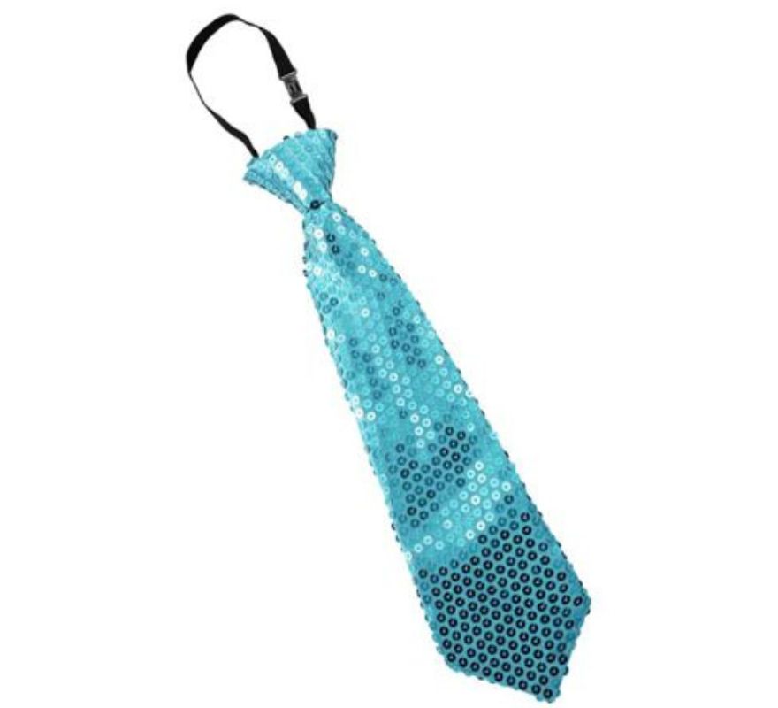 Corbata de Lentejuelas de 31 cm en varios colores