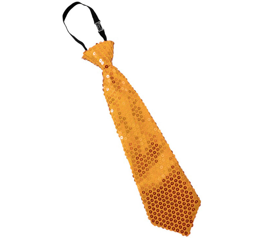 Corbata de Lentejuelas de 31 cm en varios colores Flúor