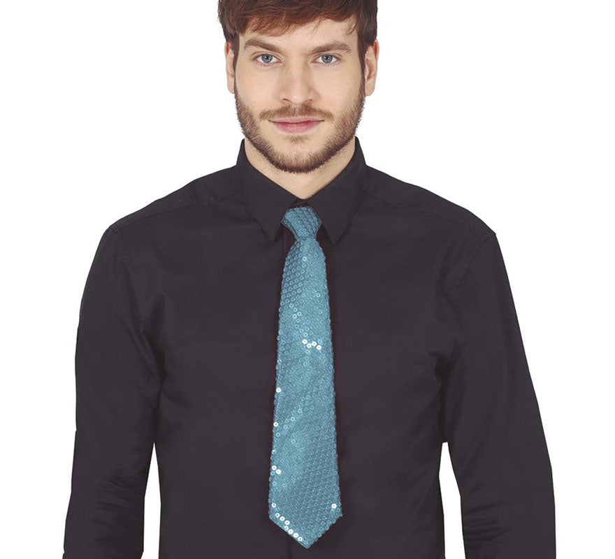Corbata de Lentejuelas en varios colores de 35 cm