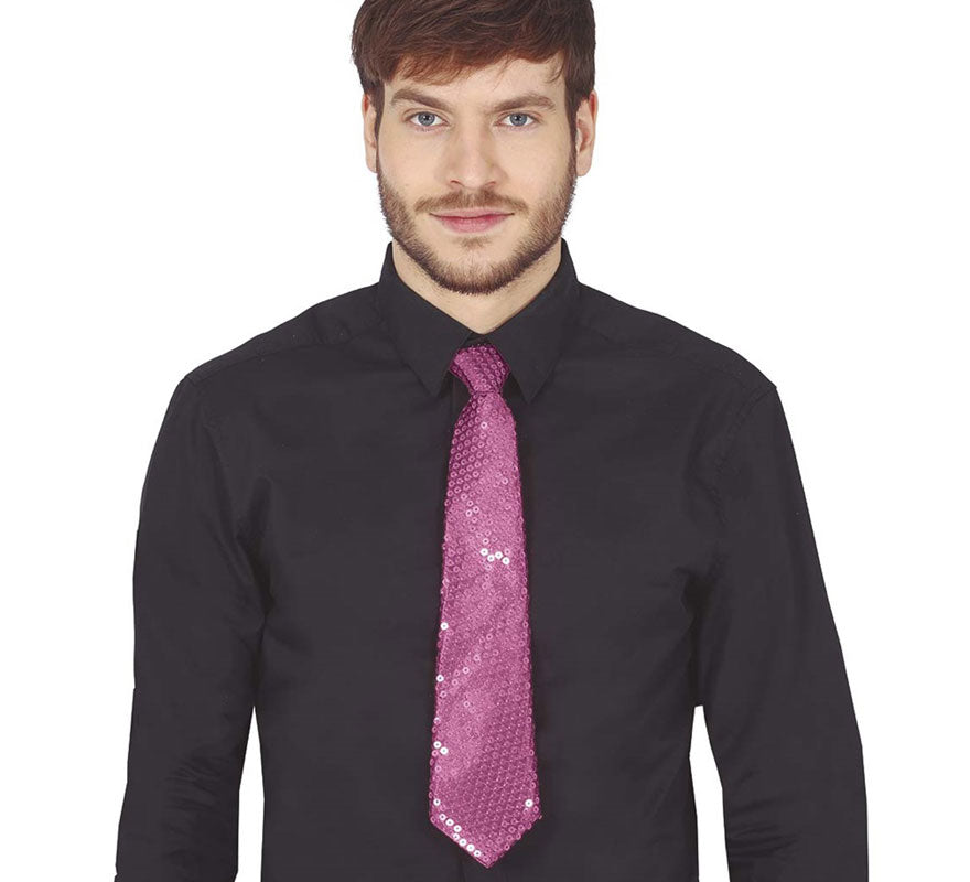 Corbata de Lentejuelas en varios colores de 35 cm
