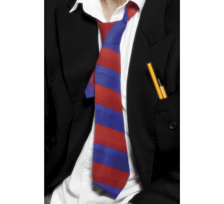 Corbata de Mago Azul y Roja