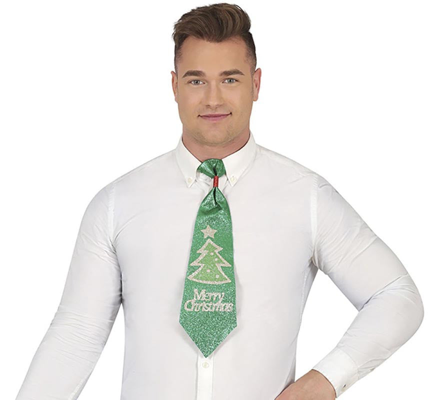Translation missing: en.Corbata de Navidad de 45 cm con Árbol en colores surtidos