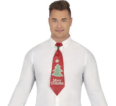 45 cm Christmas tie with Tree in assorted colors