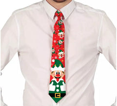 45cm Elf Printed Tie