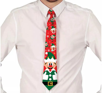 Corbata Estampada de Elfo de 45 cm