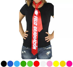 Happy Graduation tie assorted colors