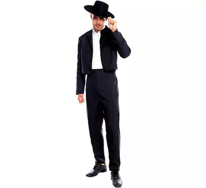Cordobés Negro Elegante para hombre