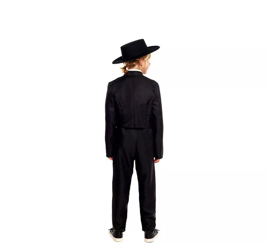 Cordobés Negro Elegante para niño