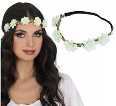White Flower Wreath