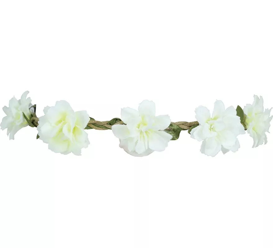 Corona de Flores blancas