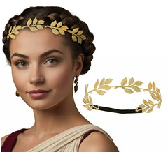 Metallic Gold Laurel Wreath