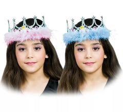 Princess Crown with Marabou in assorted colors