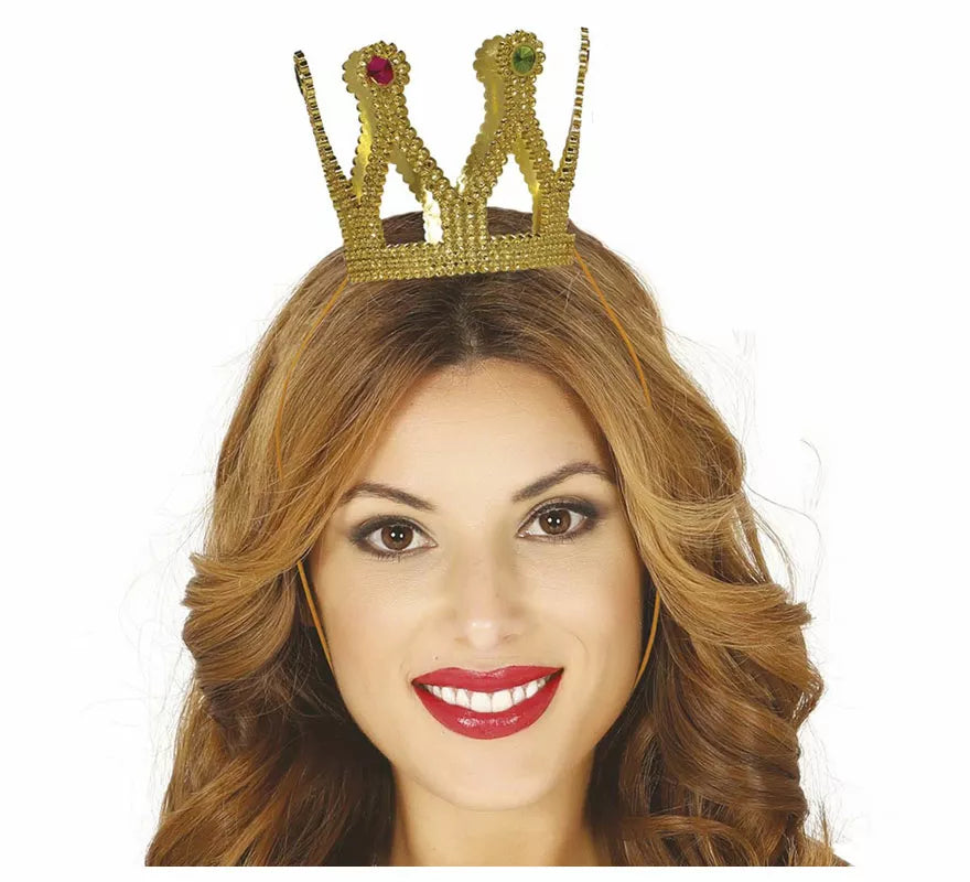 Translation missing: en.Corona de Reina Oro y Piedras