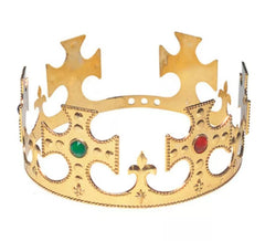 King Crown with Crosses in assorted colours
