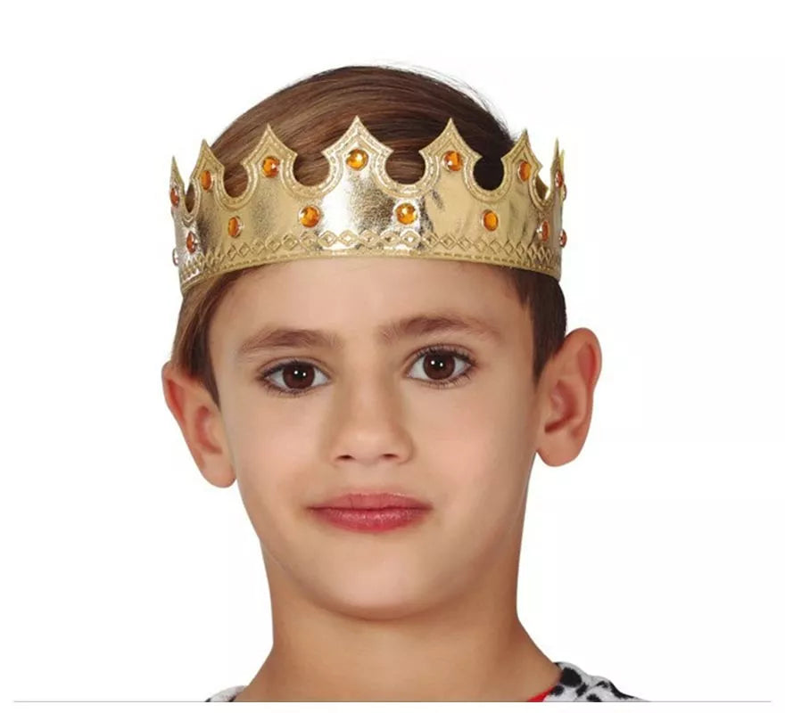 Corona de Rey Dorada Infantil
