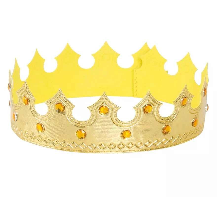 Corona de Rey Dorada Infantil