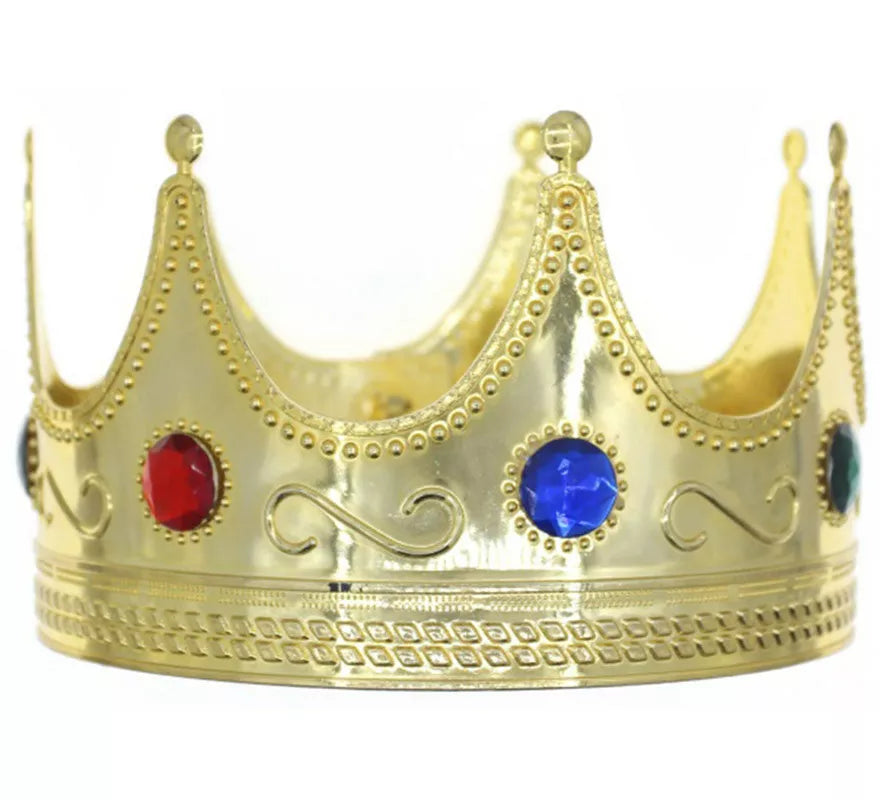 Corona de Rey Mago o Medieval Dorada