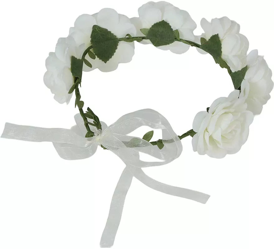 Translation missing: en.Corona de Rosas blancas