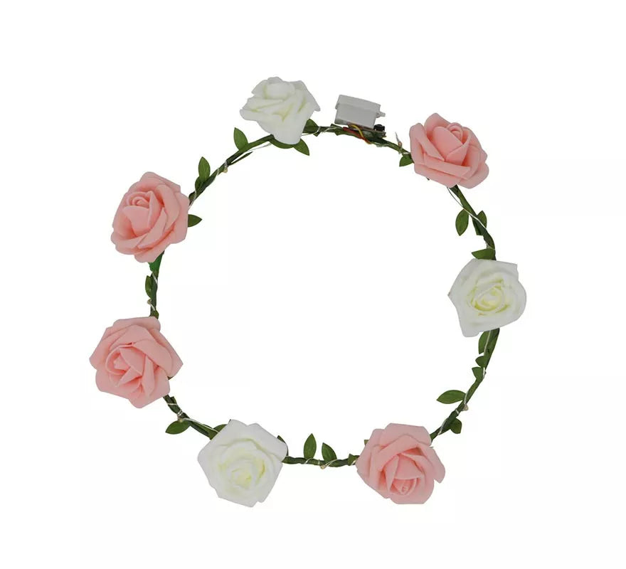 Translation missing: en.Corona de Rosas con Luz