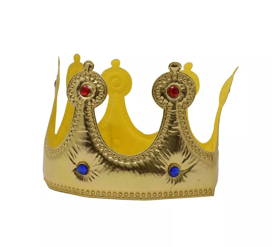 Corona de Tela Dorada
