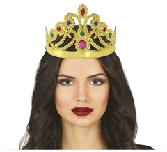 Gold Queen crown or adjustable headband