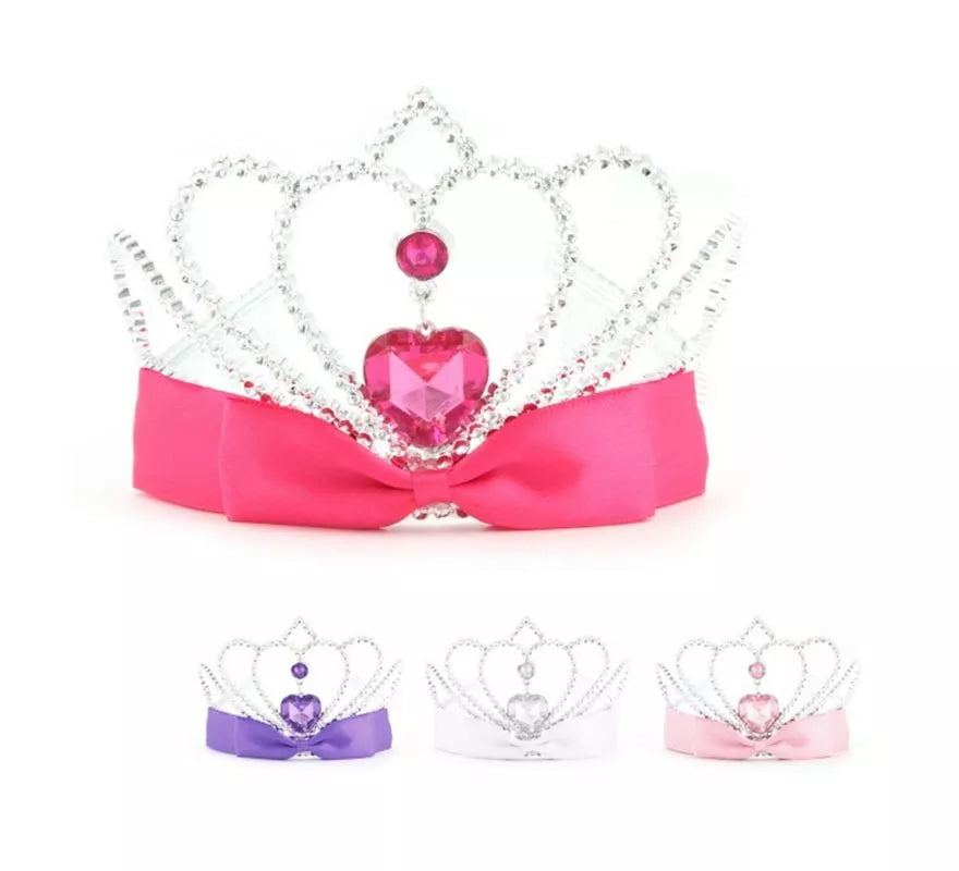 Translation missing: en.Corona Princesa Corazón con lazo colores surtidos
