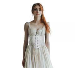 White corset for women
