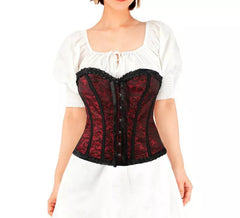 Red Lace Corset for Women