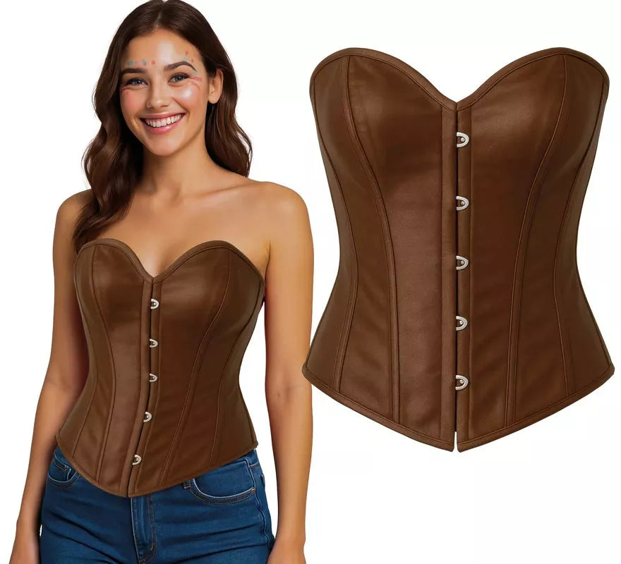 Corset marrón para mujer