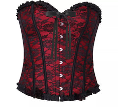 Burgundy Pirate Corset for Women