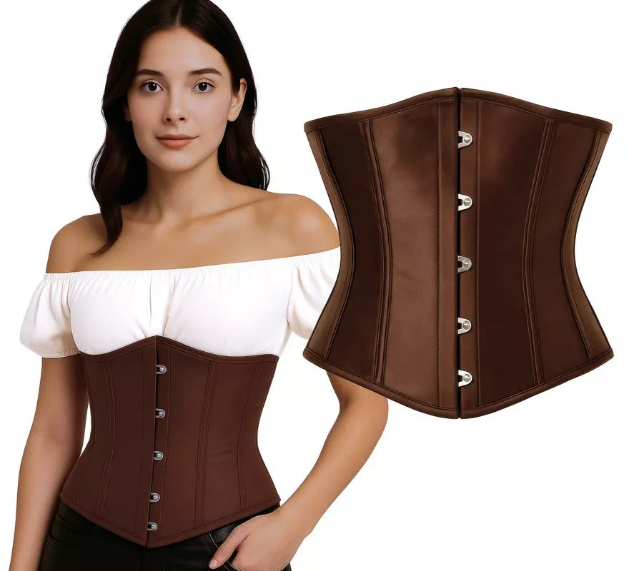 Translation missing: en.Corset Pirata marrón para mujer