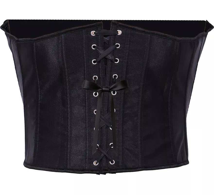 Translation missing: en.Corset Pirata negro para mujer