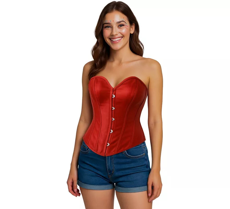 Translation missing: en.Corset rojo para mujer