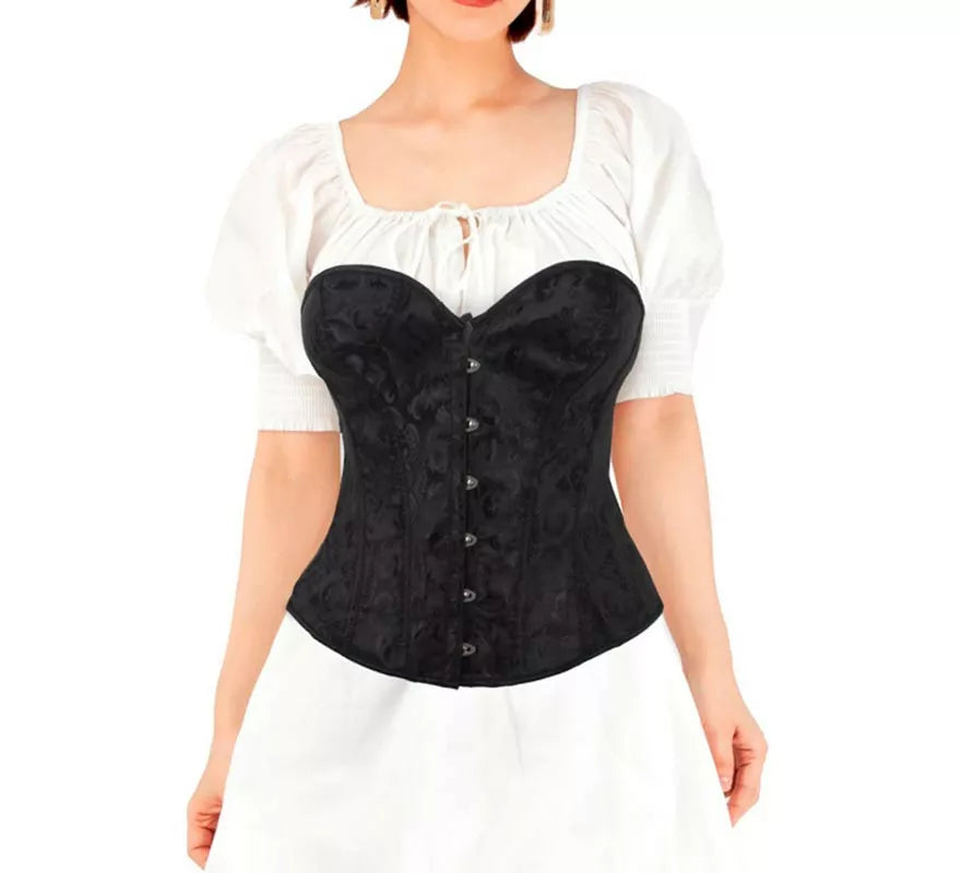 Translation missing: en.Corset Vintage negro para mujer
