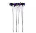 Cortina con Flores Lilas de 80X120 cm
