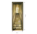 Cortina Escalera de Sótano de 80x200 cm