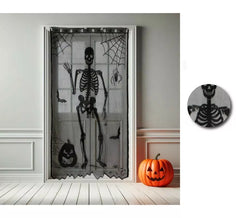 Skeleton Curtain with tulle 102x213 cm
