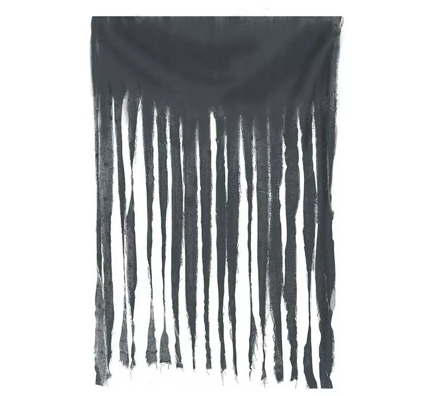 Cortina Gris Decorativa de 100X200 cm