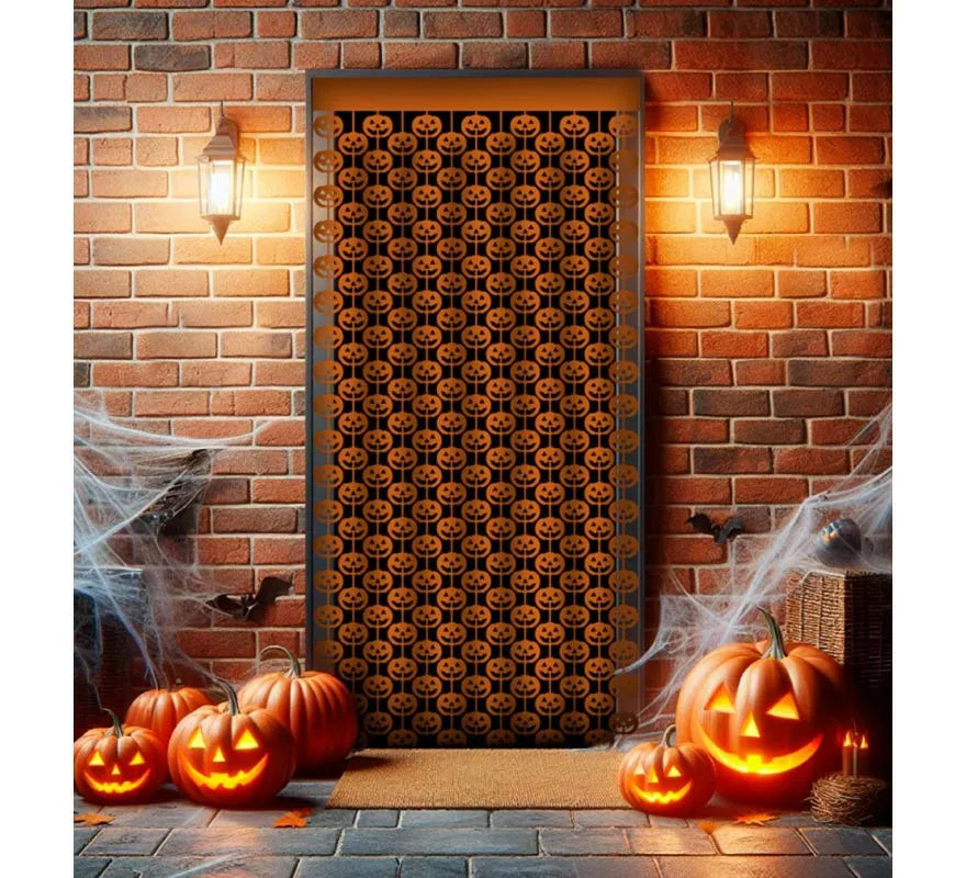 Translation missing: en.Cortina Halloween Calabazas de 1x2 m