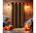 Cortina Halloween de Murciélagos negro y naranja de 1x2 m