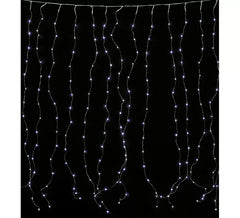 Curtain String of 300 White Led