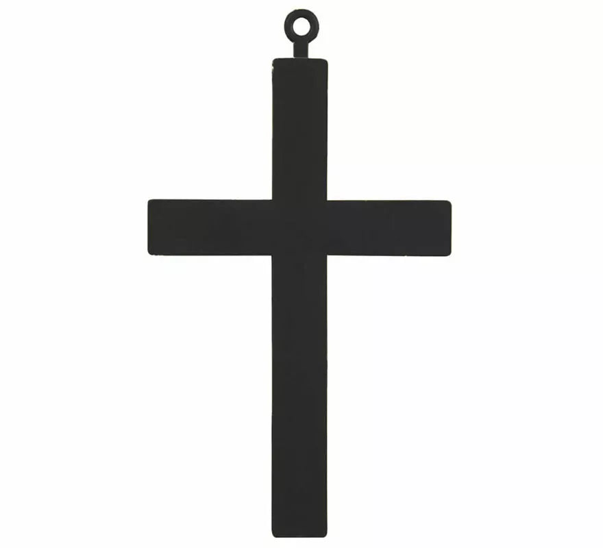 Cruz Negra de Sacerdote de 22 cm