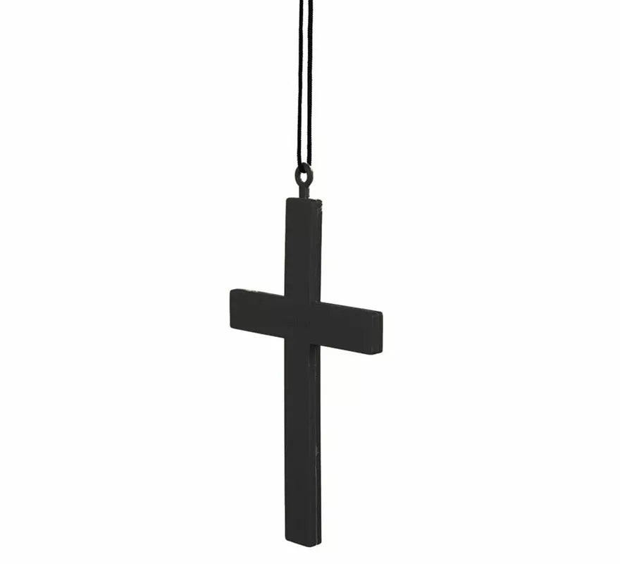 Cruz Negra de Sacerdote de 22 cm