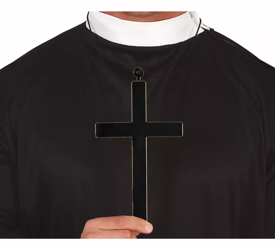 Cruz Negra de Sacerdote de 22 cm
