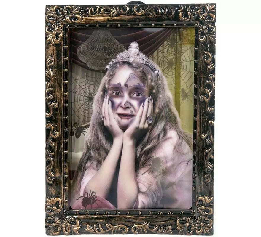 Cuadro de Princesa Zombi 27 x 35 cm