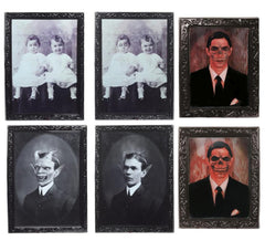 Horror paintings for Halloween measuring 48x35 cm. 2 assortments