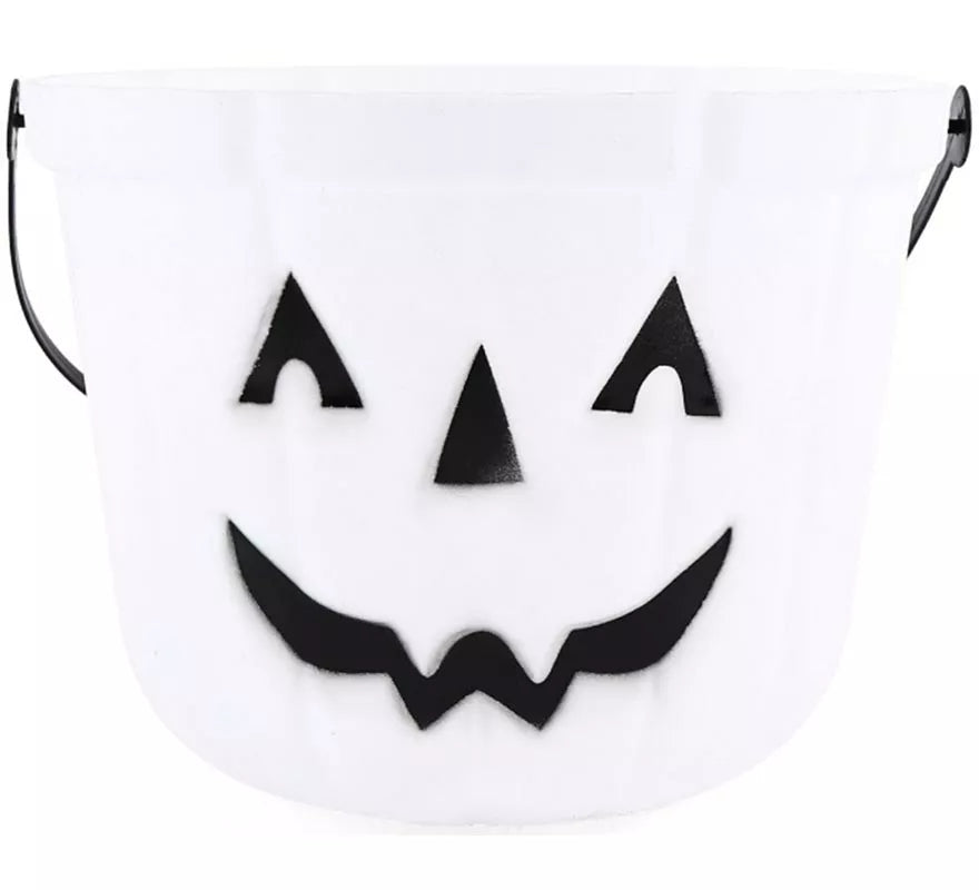 Cubo Calabaza Blanca de 19x15 cm